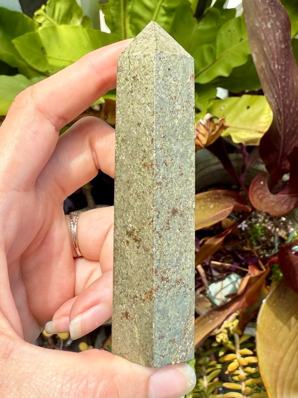 Pyrite Crystal Point - Picture 2 of 4